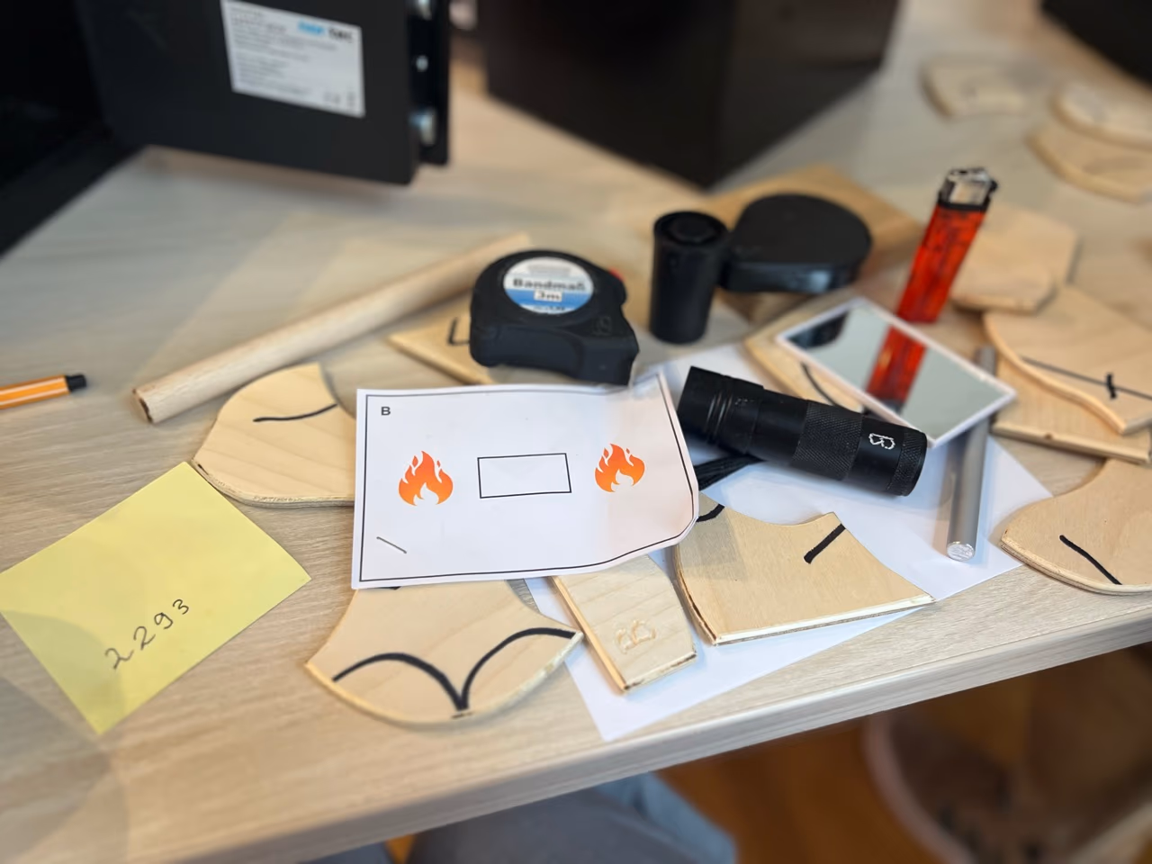 Rätselmaterial vor dem Start